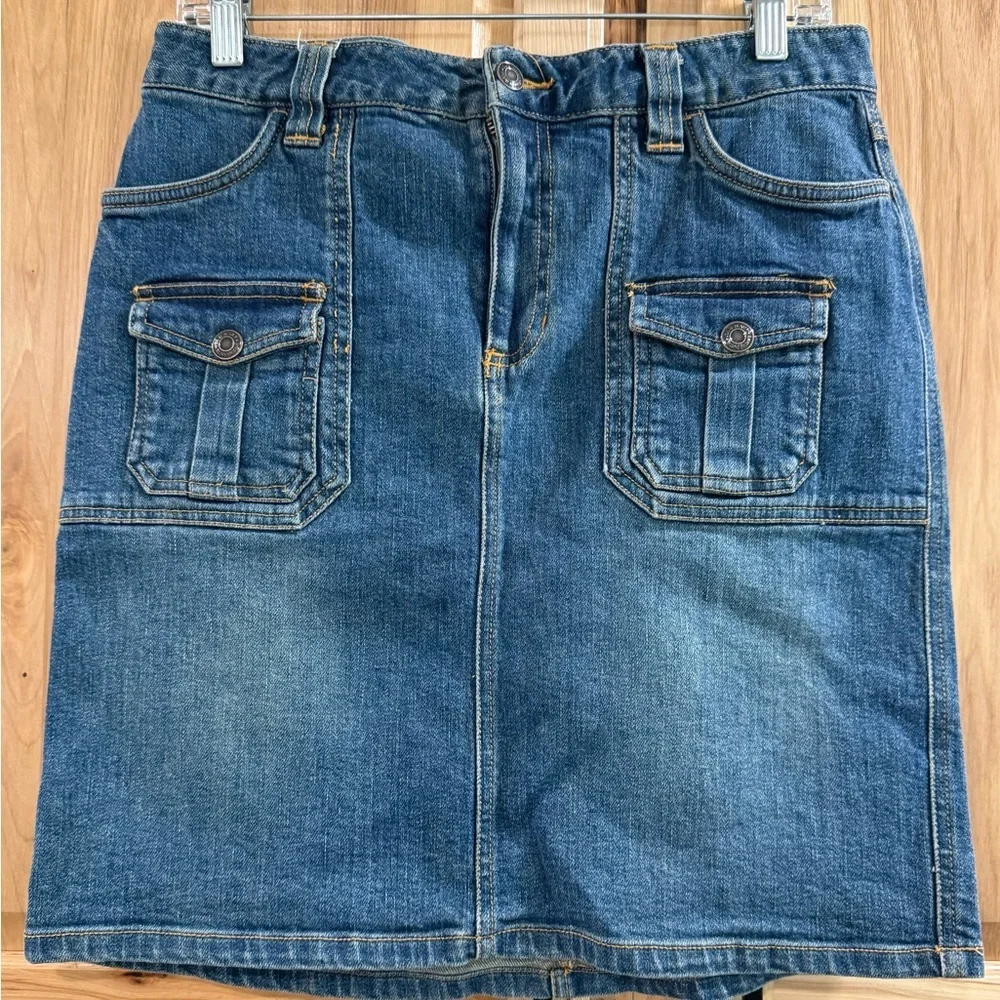 Old Navy Vintage Y2K Blue Denim Versatile Mini Skirt